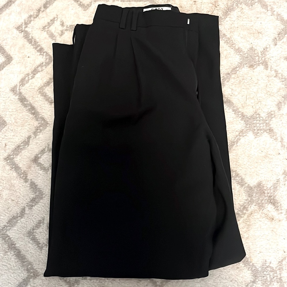 Mens black dress pants